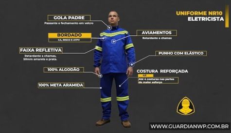 roupa para eletricista