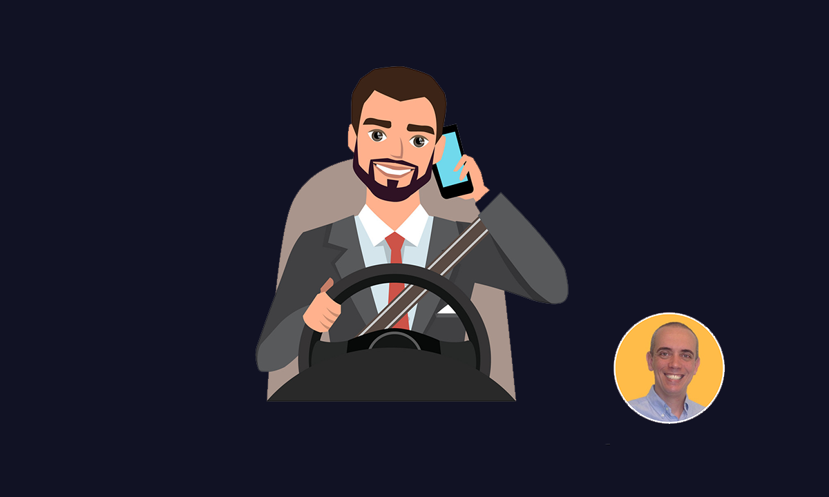 Dirigir ao celular aumenta o risco de acidente em 3 vezes