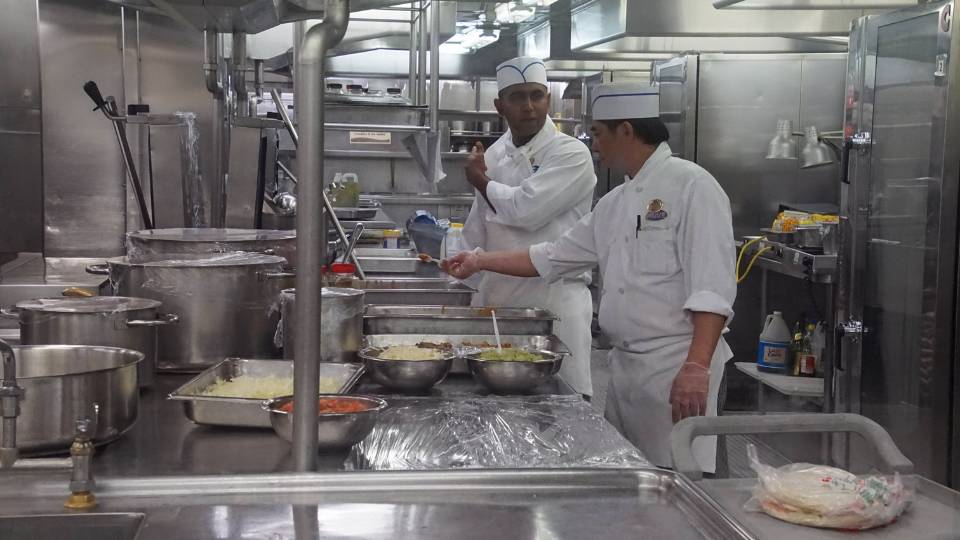 Alimentação do trabalhador aquaviário segundo a NR-30