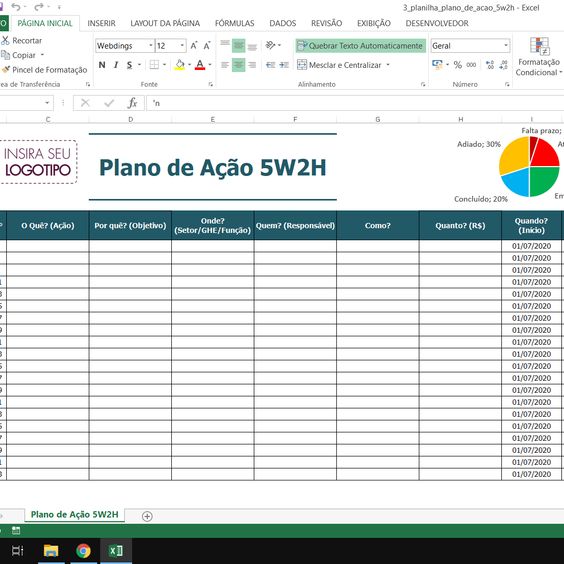 Programa de Gerenciamento de Riscos - Plano de Ação 5W2H