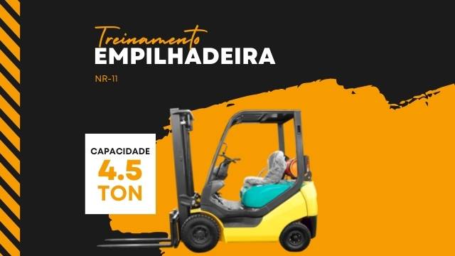 Lista de treinamentos de segurança do trabalho - empilhadeira