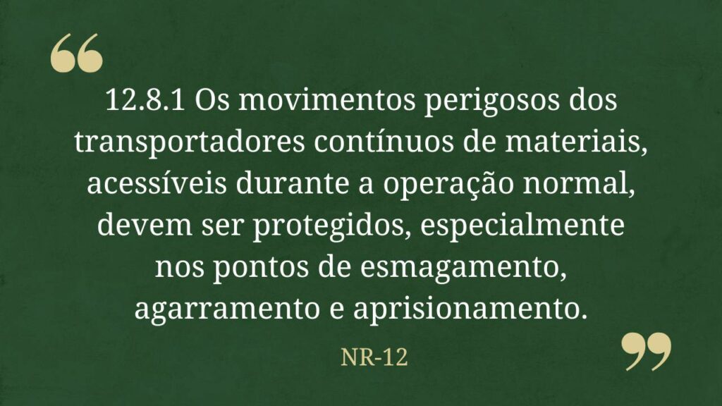 [NR-12] Transportadores de materiais