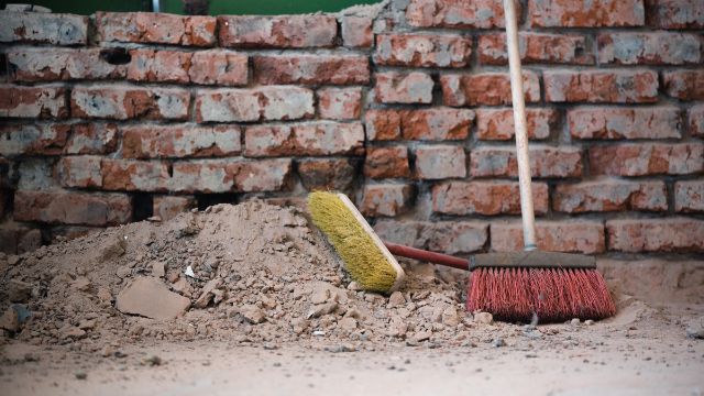 Riscos da poeira na construção civil