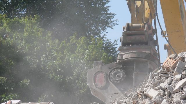 Poeira na construção civil