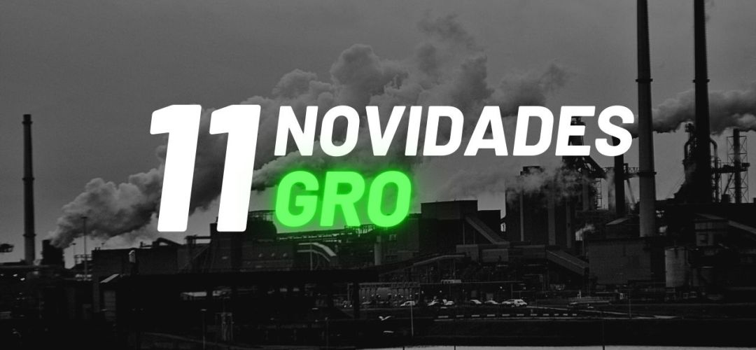11 novidades do GRO/PGR 1 novidades do gro e8d9782c